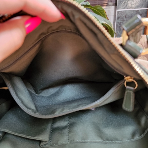 Coach Signature Python Stripe Satchel - Picture 12 of 16